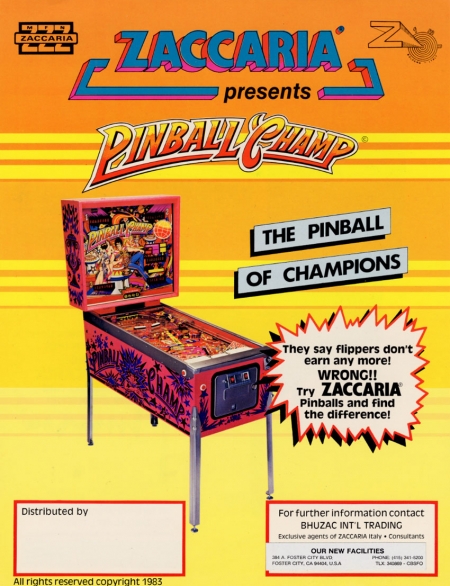 Pinball champ